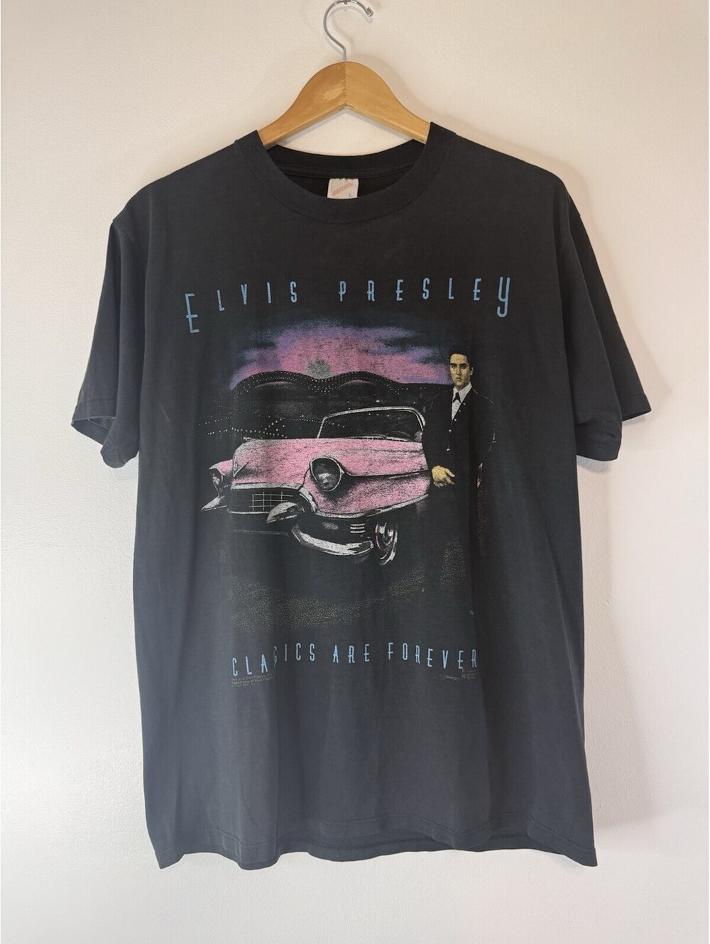 Elvis Presley Classics are forever 90’s Jerzees T Shirt size L USA TAG